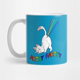 Artsy-Fartsy Cat Mug